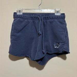 Ivory Ella Dark Blue Sweat Shorts
